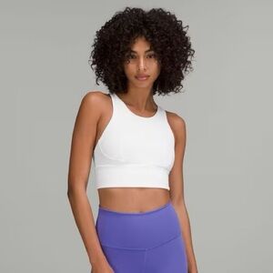 Lululemon Training Sports Bra Wunder Train Long Line Size 8
